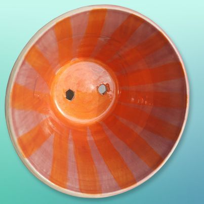 Large Peach and Orange Planter