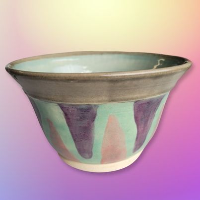 Large Pastel Colored Bowl
