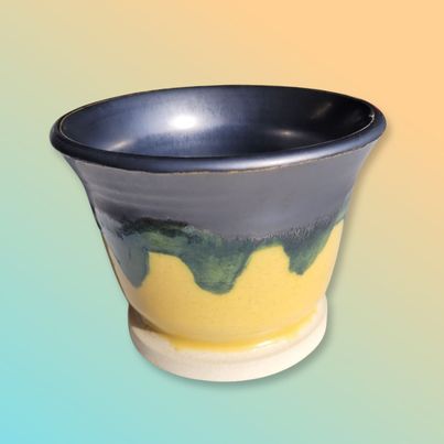 Small Yellow and Black Bowl