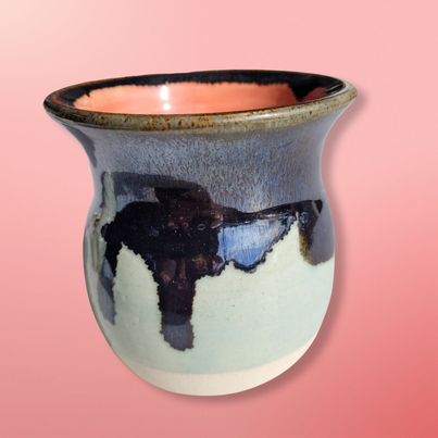 White Vase and Black Drip