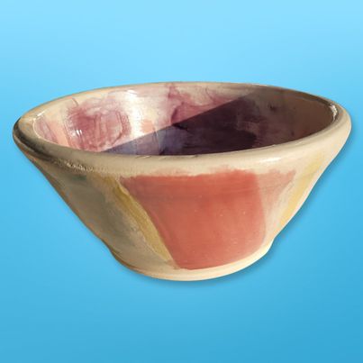 Large Multi Color Bowl