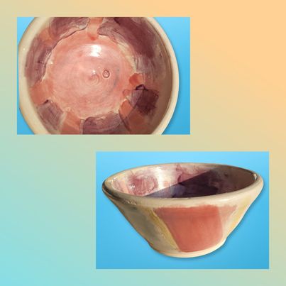 Large Multi Color Bowl