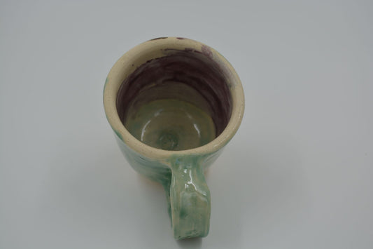 Green Mug with Smiley Face