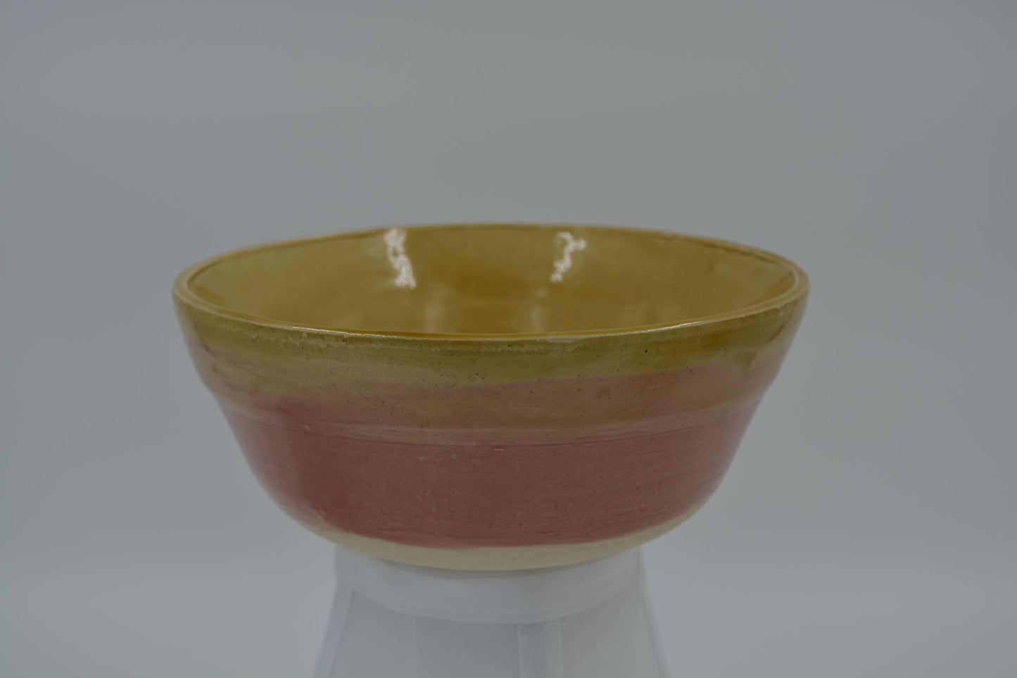 Peach and Yellow Bowl
