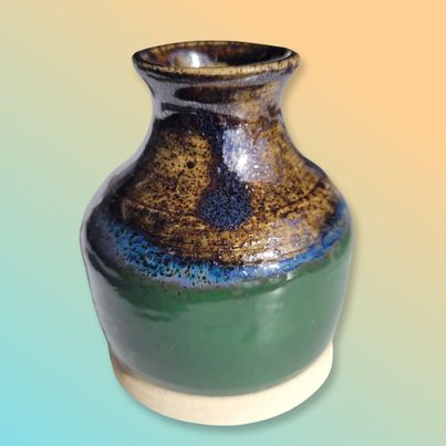 Green and Brown Vase